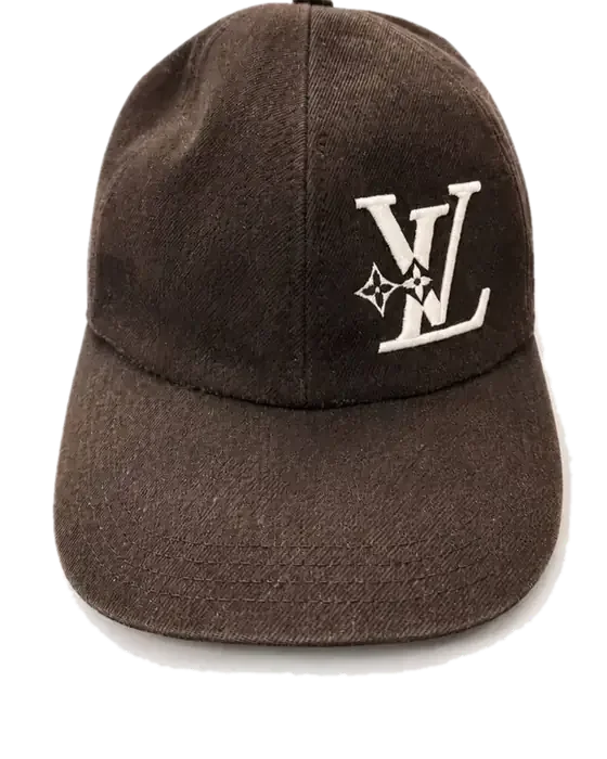 Casquette marron avant reteinte